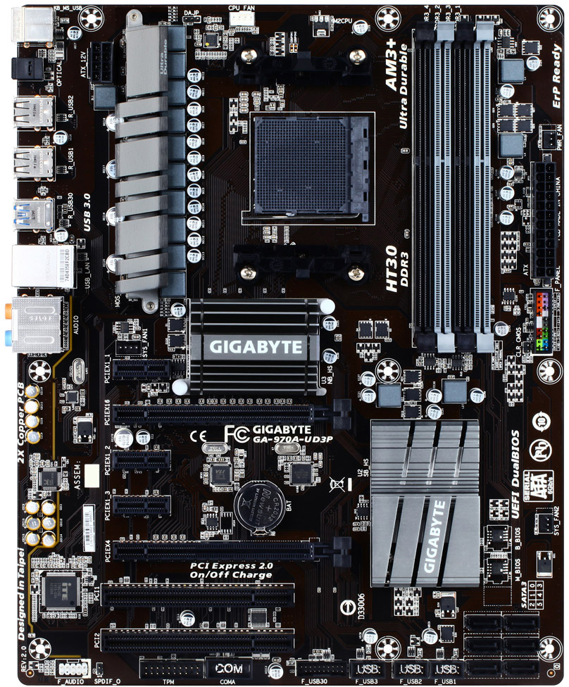 Gigabyte GA-970A-UD3P Rev. 2.0 - Motherboard Specifications On
